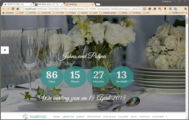 ［wedding］